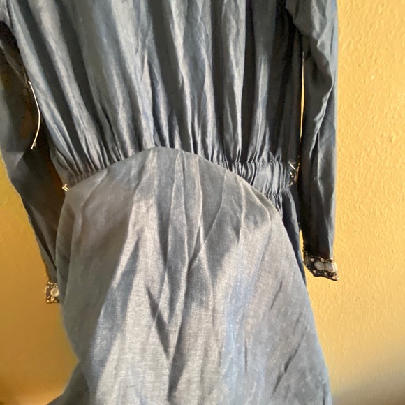 Boston Proper NWT Chambray Dress SZ 10 - Picture 12 of 12